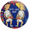 Значок 1990-е годы.Бивис и Баттхед.Beavis and Butt-Head.Красные задницы.Huh-huh-huh.