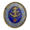 Знак.GST Классность.Матрос.ВМФ.Флот.ДОСААФ.ГДР.Бронза,эмаль,винт.