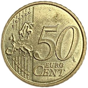 50 евроцентов 2014 год.Филипп.Бельгия. 