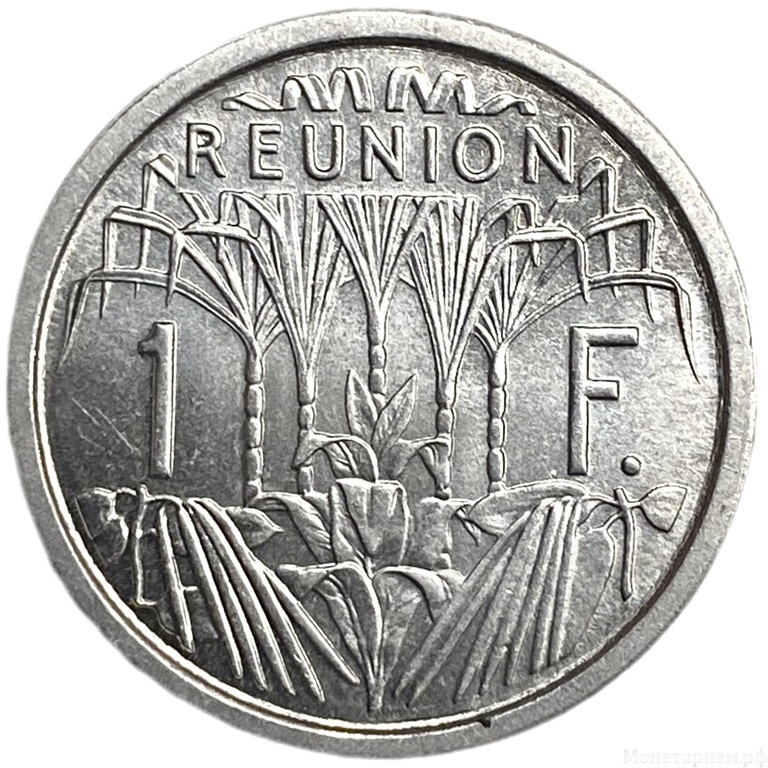 1 франк 1964 год.Либертина.Реюньон.