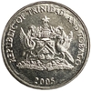 25 центов 2005 год.Тринидад и Тобаго.