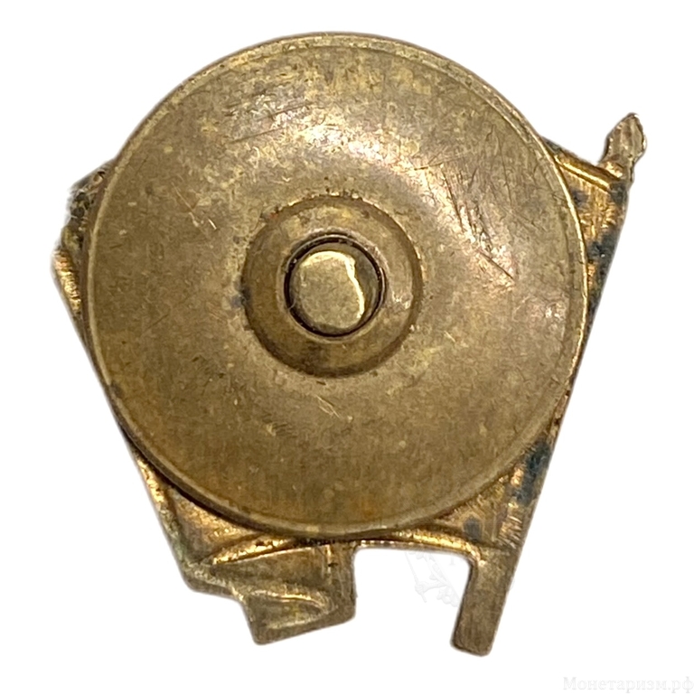 Знак ВЛКСМ.В.И.Ленин.СССР.Латунь,винт,эмаль.