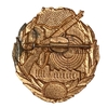 Знак отличия 1970х годов.I место в стрелковом зачёте боевых рабочих групп.ГДР.Латунь,эмаль.