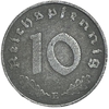 10 рейхспфеннигов 1940 год.Двор E.3 рейх.Германия.  