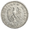 50 рейхспфеннигов 1935 год.Двор F.3 рейх.Германия.  