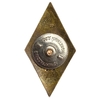 Знак ромб выпускной.Медицинский ВУЗ.ЛМД.СССР.Бронза,эмаль,винт.