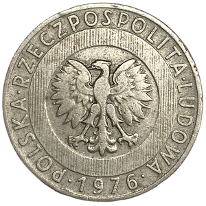 20 злотых 1976 год.Польша. 