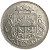 50 сантимов 1922 год.Ладья.Латвия.  