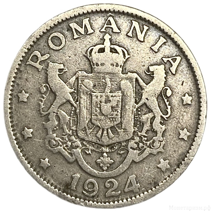 2 лея 1924 год.Королевство Румыния.Румыния.