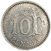 10 пенни 1983 год.Сосна.Финляндия. 