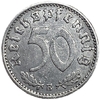 50 рейхспфеннигов 1939 год.Двор E.3 рейх.Германия.  