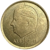 5 франков 1998 год.Альберт II.Бельгия.