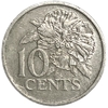 10 центов 1975  год.Тринидад и Тобаго. 