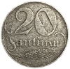 20 сантимов 1922 год.Латвия. 