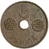 5 пенни 1943 год.Финляндия. 