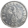 50 рейхспфеннигов 1942 год.Двор A.3 рейх.Германия.    
