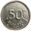 50 франков 1987 год.Бодуэн I.Бельгия.