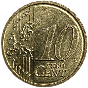 10 евроцентов 2014 год.Латвия. 