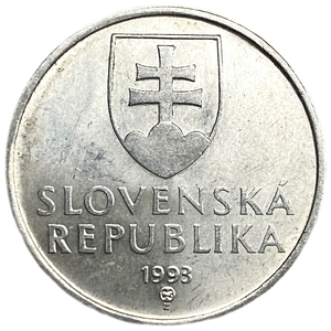 50 геллеров 1993 год.Словакия. 