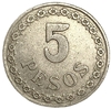 5 песо 1939 год.Республика Парагвай.