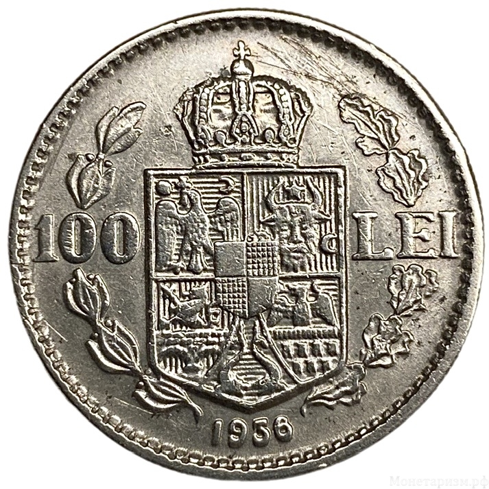 100 лей 1936 год.Кароль II.Румыния.