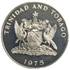 5 долларов 1975 год.Алый ибис.Тринидад и Тобаго.Серебро.Proof.