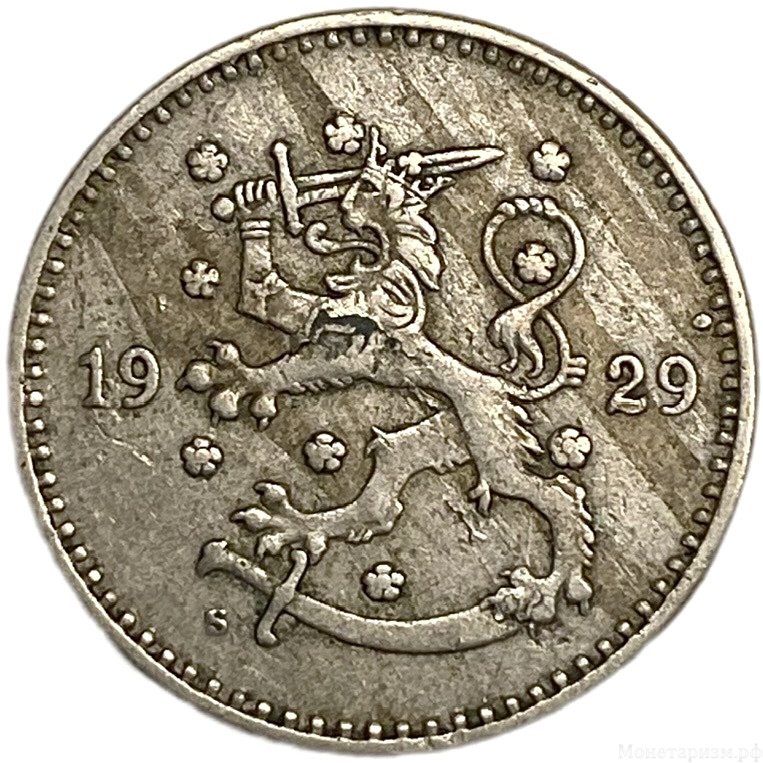 1 марка 1929 год.Финляндия.
