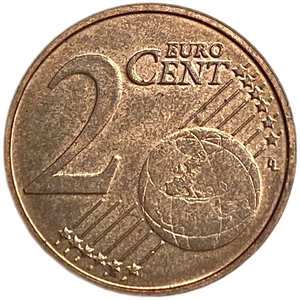 2 евроцента 2000 год.Альберт II.Бельгия.   