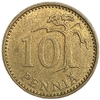 10 пенни 1972 год.Сосна.Финляндия.     