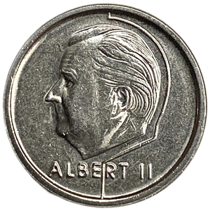 1 франк 1994 год.Альберт II.Бельгия.