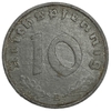 10 рейхспфеннигов 1943 год.Двор B.3 рейх.Германия.        