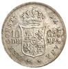 10 сантимо 1885 год.Альфонсо XII.Мадрид.Филлипины.Серебро.