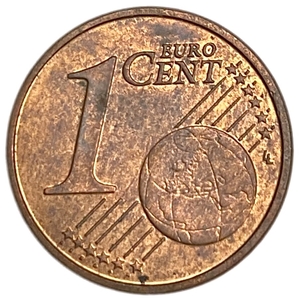1 евроцент 2012 год.Альберт II.Бельгия.   
