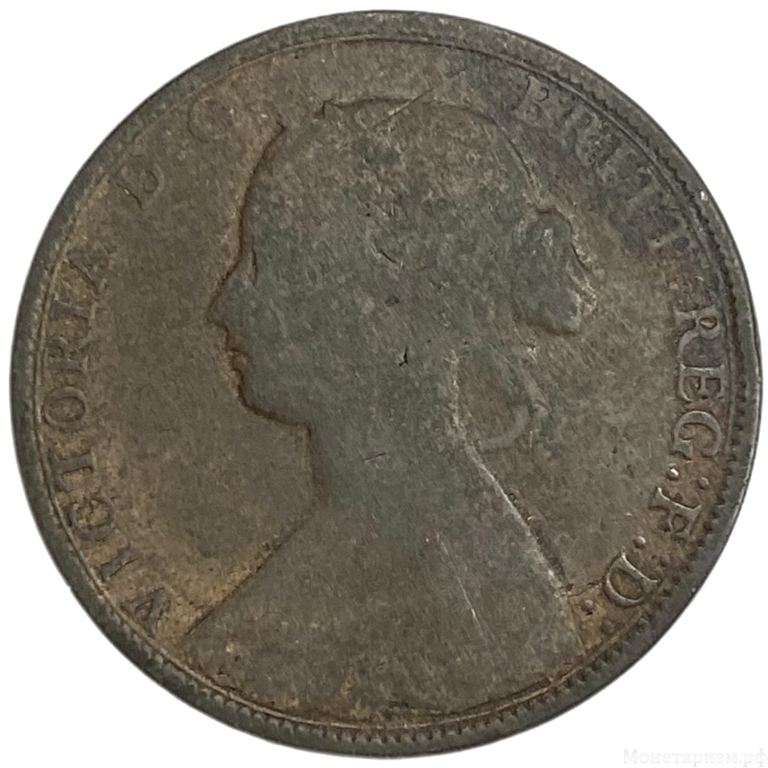 1 цент 1864 год.Виктория.Нью-Брансуик.Канада.