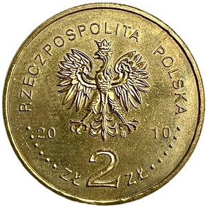 2 злотых 2010 год.Легкая кавалерия Наполеона.Польша.