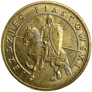 2 злотых 2006 год.Пястовский всадник.Польша.