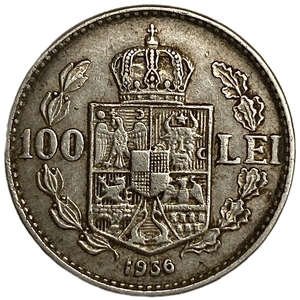 100 лей 1936 год.Кароль II.Румыния.