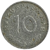 10 рейхспфеннигов 1943 год.Двор A.3 рейх.Германия.        