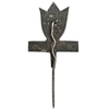 Знак памятный 1917-1967 год.50 лет Великой Октябрьской Революции.Тюльпан.СССР.Тяжелый,на иголке.